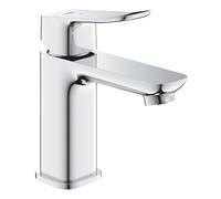 GROHE Dice Leva Miscelatore per Lavabo con Set di Scarico Pop-Open (Misura S 152 mm, Cartuccia Ceramica 28 mm, Risparmio Acqua ed Energia, Tails 3/8 Pollici, Facile da Montare con il QuickTool Incluso
