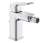 GROHE Dice Lever Bidet Mixer Tap with Pop-Up Waste Set (S-Size 151 mm, giunto sferico, cartuccia ceramica 28 mm, risparmio idrico, code 3/8", facile da montare con QuickTool incluso), cromato