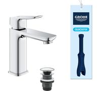 GROHE Dice - Miscelatore Lavabo Smooth Body Con Set Scarico Push-Open (Taglia M,