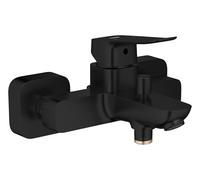 GROHE Dice 1018722430 - Miscelatore per vasca da bagno/doccia con deviatore automatico (montaggio a parete, leva in metallo, cartuccia in ceramica da 35 mm, valvola di non ritorno integrata, beccuccio