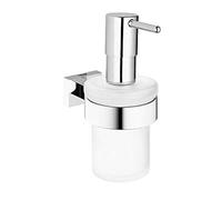 Grohe Dispenser Sapone con Supporto Essentials Cube New, Cromo - NUOVO