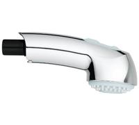 Grohe doccetta 46656, cromo/NightTimeGrey, 46656NC0, Universal cromo/grigio [Parti di Ricambio > per Rubinetti Cucina]