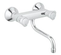 GROHE Doppio Manico Costa 31187 DN15 Montaggio A Muro Cromo Batteria Per Lavello