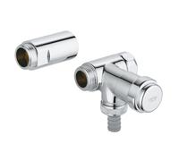 Grohe Eggemann valvola di collegamento dell'unità, 3/4" x 3/4", 41043000, Eggemann cromo [Rubinetteria Bagno > Rubinetti Filtro]