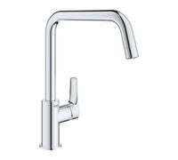 GROHE Eurosmart Mitigeur monocommandé pour évier, saillie 228mm, haut, orientable, 30567000, 30567000, Colorazione: cromo