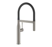 Grohe Essence miscelatore cucina con doccetta professionale a 2 getti, finitura grafite spazzolato - 30294AL0