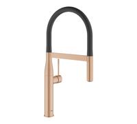 Grohe Essence miscelatore cucina con doccetta professionale a 2 getti, finitura oro rosa spazzolato - 30294DL0