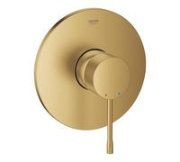 GROHE Essence - Miscelatore doccia a leva singola a incasso (corpo esterno, leva in metallo, cartuccia ceramica 46 mm, senza set di incasso), finitura Oro spazzolato. Codice prodotto: 24057GN1.