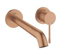 Grohe Essence Miscelatore Lavabo 2 Fori Set Pronto Caldo Tramonto Spazzolato