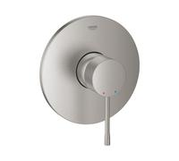 Miscelatore monocomando doccia Grohe Essence, rosone tondo, colorazione: super acciaio - 24057DC1