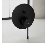Grohe Essence Miscelatore monocomando a 2 vie con deviatore Nero, 24167KF1
