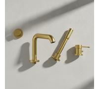 Grohe Essence Miscelatore monocomando bordo vasca a 4 fori Oro, 25251GN1
