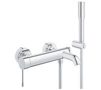 Grohe Essence miscelatore monocomando per vasca completo con set doccia, montaggio a parete - 33628001