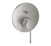 Grohe Essence miscelatore monocomando vasca doccia con deviatore a 2 vie, finitura supersteel - 24058DC1
