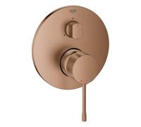 Grohe Essence Mitigeur monocommandé, avec inverseur 3 voies, kit de finition pour GROHE Rapido SmartBox, 24169DL1, 24169DL1, Colorazione: tramonto caldo spazzolato