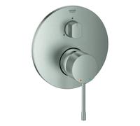 Grohe Essence Mitigeur monocommandé, avec inverseur 3 voies, kit de finition pour GROHE Rapido SmartBox, 24169DC1, 24169DC1, Colorazione: super acciaio