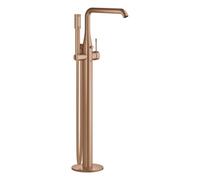 Grohe Essence Mitigeur monocommandé pour bain, montage au sol, orientable, saillie 277mm, avec accessoires, 25248DL1, 25248DL1, Colorazione: tramonto caldo spazzolato