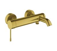 Grohe Essence Mitigeur monocommandé pour bain, montage mural, apparent, saillie 193mm, 25250GN1, 25250GN1, Colorazione: fresco sorgere del sole spazzolato