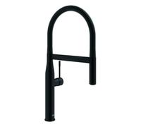 GROHE Essence Mitigeur monocommandé pour évier, saillie 240mm, douchette professionnelle avec flexible, orientable, MagneticDocking, 30503KF0, 30503KF0, Colorazione: Nero Fantasma