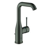 Grohe Essence Mitigeur monocommandé pour lavabo, L-Size, orientable, saillie 127mm, avec vidage à tirette, 24174AL1, 24174AL1, Colorazione: grafite dura spazzolata
