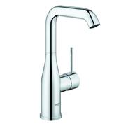 Grohe Essence Mitigeur monocommandé pour lavabo, L-Size, orientable, saillie 127mm, avec vidage Push-open, chrome, 24182001, 24182001