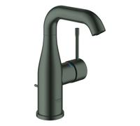 Grohe Essence Mitigeur monocommandé pour lavabo, M-Size, orientable, saillie 114mm, avec vidage à tirette, 24173AL1, 24173AL1, Colorazione: grafite dura spazzolata