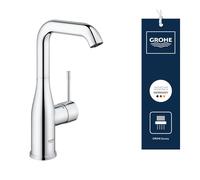 miscelatore lavabo Grohe Essence taglia L senza piletta scarico, finitura cromo - 23541001