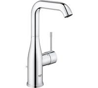 GROHE Miscelatore monocomando per lavabo Essence L, bocca alta, Ecojoy, cromo, 32628001