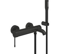 Grohe Essence New rubinetto per vasca e doccia a parete nero 336282431