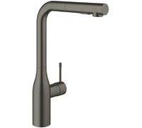 Grohe Essence - Miscelatore monocomando per lavello, grafite scura spazzolata 30270AL0