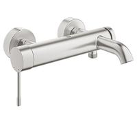 GROHE Essence Rubinetto Miscelatore Monocomando per Vasca-Doccia New, cromatura StarLight, Made in Germany, Cromo Spazzolato 33624DC1