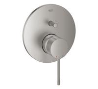Grohe Essence miscelatore monocomando vasca doccia con deviatore a 2 vie, finitura supersteel - 24058DC1