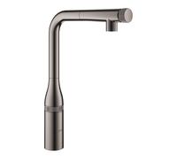 Grohe Essence SmartControl miscelatore per lavello cucina con doccino estraibile, grafite lucido - 31615A00