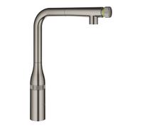 Grohe Essence SmartControl miscelatore per lavello cucina con doccino estraibile, grafite spazzolato - 31615AL0