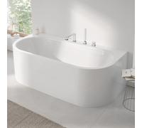 Grohe Essence vasca da bagno a parete, con pannello laterale, 39622000, Essence bianco [Vasche da Bagno > Vasche da Bagno a Parete]