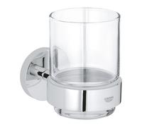 Grohe Essentials bicchiere per lavarsi i denti trasparente-cromo 40447001