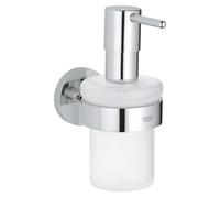 GROHE Essentials Accessori Bagno Lusso Argento Cromato, Supporto Adesivo/Viti