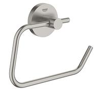 Grohe Essentials - Portarotolo senza coperchio, Acciaio Inox, 40689dc1 - NUOVO