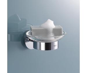 Grohe Essentials portasaponetta, 40444001, Essentials [Accessori Bagno > Portasapone]