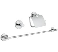 Grohe Essentials set di accessori 3 in 1 StarLight Chrome 40775001