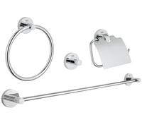 Grohe Essentials set di accessori 4 in 1 StarLight Chrome 40776001