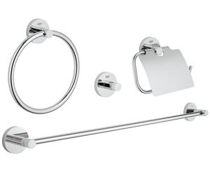 Grohe Essentials set di accessori 4 in 1 StarLight Chrome 40776001
