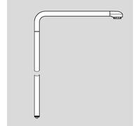 Grohe Euphoria SmartControl Duo ricambio tubo doccia per sistemi doccia, 15 cm più lungo del tubo doccia originale, 48497000, Euphoria SmartControl cromo [Rubinetteria Bagno > Ricambi Rubinetteria Bag