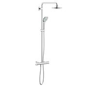 Grohe Euphoria System Colonna Miscelatore Termostatico E Soffione, Diametro 180 mm, Manopola Doccia Monogetto, Cromo, 180 27296001