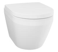 Grohe Euro Ceramic vaso wc con copriwater a discesa lenta sospeso senza brida con scarico a vortice bianco lucida 102509SH00