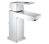 Grohe Eurocube EcoJoy miscelatore monocomando per lavabo, taglia S, con piletta, cromo - 2312700E