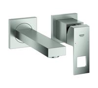 Grohe Eurocube Mélangeur lavabo 2 trous, montage encastré, saillie 171mm, 19895DC0, 19895DC0, Colorazione: super acciaio