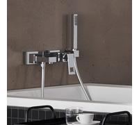 miscelatore vasca-doccia Grohe Eurocube con set doccia - 23141000