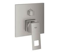 Grohe Eurocube miscelatore monocomando per doccia con deviatore a 3 vie, finitura supersteel - 24094DC0