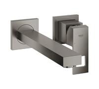 Grohe Eurocube miscelatore monocomando per lavabo, a parete, taglia M, grafite spazzolato - 23447AL0